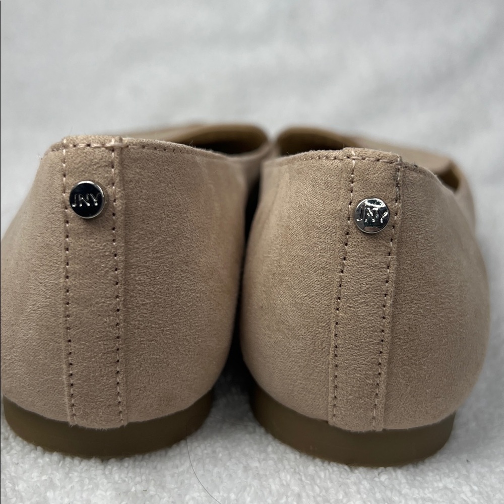 Jones New York Women's Taupe Perforated Flats - Picture 4 of 6